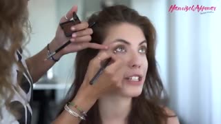 چهره بدون آرایش ادا اجه و آرایش زیبای او