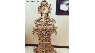 ساعت ایستاده چوبی با قیمت تولیدی مهدی رضوی