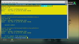 6 - کارگاه آموزشی گیت و گیتهاب - آواسام  git-log and git-status