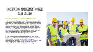 construction management courses