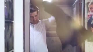 محسن ثباتیان در پشت صحنه فیلم " هزار سال با تو "