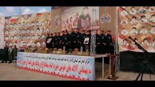 اجرای سرود آقازاده در یادواره شهدا توسط گروه سرود شمیم یاس دهقائد.