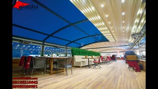 سقف برزنتی | پوشش سایبان  برزنتی | پوشش برزنتی | کاور برزنتی02126207536