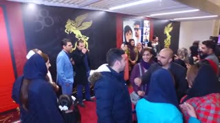 محسن ثباتیان در فرش قرمز جشنواره فیلم فجر