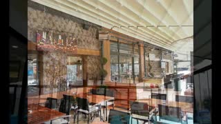 حقانی 09380039391-فروش سقف برقی کافی شاپ-سقف جمع شونده حیاط رستوران