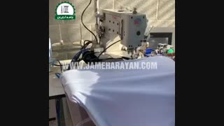 دوخت اتوماتیک پایین دامن تی شرت