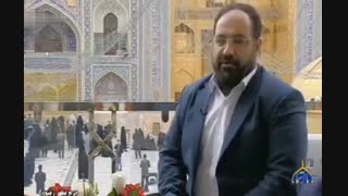 مدیحه سرائی حاج مهدی سروری در حرم رضوی