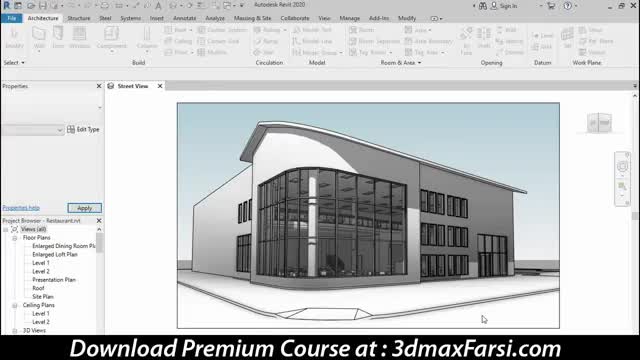 Open Revit Project How to Opening a project in Revit 2020 - نماشا