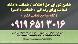 ضامن فیش حقوقی برای دادگاه09016453317دادرس ایرانیان