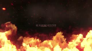 پروژه آماده پریمیر تریلیر با آتش - Ultimate Fire Trailer