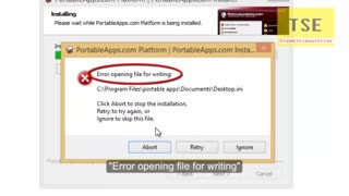 How To Fix Error opening file for writing Windows 8.1