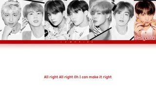 کالر کد آهنگ Make it right از بی تی اس