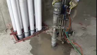 کرگیری جهت عبور لوله های تاسیسات مکانیکی