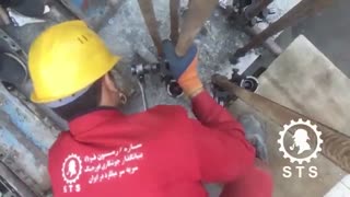 فیلم اصلاح و ترمیم میلگردهای کوتاه با استفاده از جوش فورجینگ سربسر میلگرد