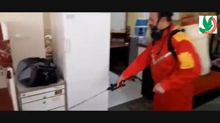 کمپ ترک اعتیاد رهپویان آوای رهایی و پیشگیری از ویروس کرونا با ضدعفونی مرکز