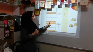 مدارس جوانه های مشهد تدریس ریاضی  خانم عباس زاده صفحه 128 پایه اول