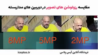 تفاوت بین رزولوشن های مختلف دوربین مداربسته