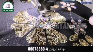 گلدوزی نوار قیطان