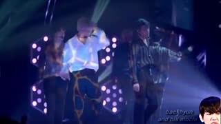 اجرای اهنگ damage از اکسو و break dance سهون در کنسرت ژاپن