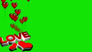 استیکر لایو و قلب های بادکنکی متحرک