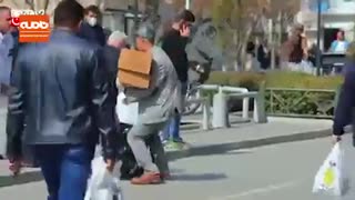 دوربین مخفی دیدنی کرونایی!