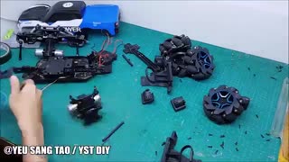 مونتاژ قطعات ماشین کنترلی دریفت h1227/ایستگاه پرواز