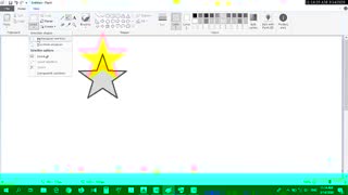 مدارس جوانه های مشهد  تدریس  کامپیوترخانم اکبری تغییر اندازه نصویر در نرم افزار نقاشی پایه اول