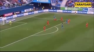 هت تریک سردار آزمون مقابل اورال در لیگ برتر روسیه