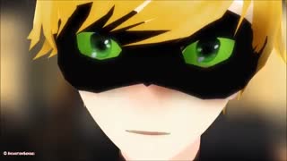 MMD "Ladybug Confesses Her Love To Cat Noir" Miraculous Ladybug funny animated cartoon LadyNoir