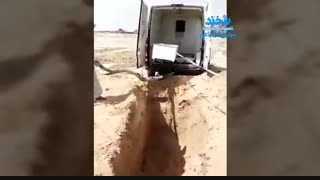 فیلم لو رفته دفن کردن یک فوتی مبتلا به کرونا