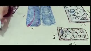 مدارس جوانه های مشهد تدریس ریاضی  خانم استاد فرد محاسبه مساحت گسترده مکعب مستطیل پایه ششم