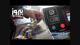 دستگاه بسته بندی گز و خرما | بسته بندی محصولات کوچک با دستگاه بسته بندی پیروزپک