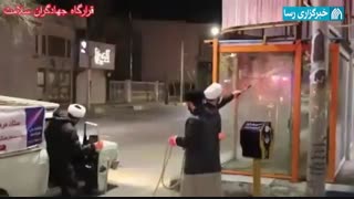 حضور گروه‌های جهادی برای مقابله با کرونا در کاشان