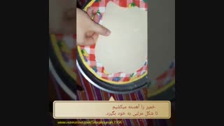 طرز تهیه نان لواش خانگی بسیار راحت و با کمترین امکانات (پیشنهادی)