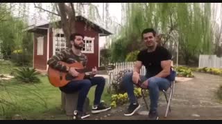 نوازندگی خواننده محسن جمال ورضاجمال با آهنگ بهار اومد دوباره