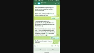 ساخت آزمون در تلگرام