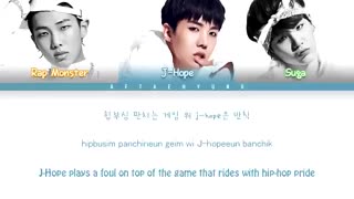 [لیریک] آهنگ 'BTS Cypher PT.1' از RM و J-Hope و Suga عضو BTS (방탄소년단)
