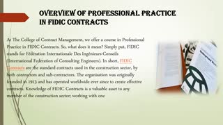 FIDIC Contract