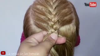 آموزش مدل مو دخترانه بافت موهای جلوی سر- مومیس مشاور و مرجع تخصصی مو