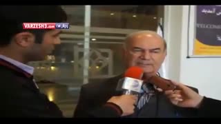 از سوال خبر نگار خوشش نیومد