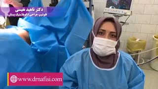 فیلم تخلیه بافت به دلیل بیماری سرطان