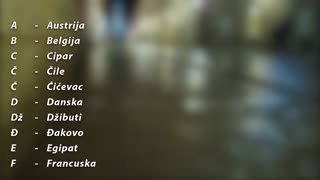 002 / Croatian ALPHABET (Pronunciation) - Croatian101Lesson