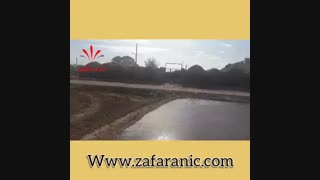 آبیاری زمین های زعفران -زعفرانیک