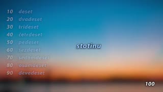 017 / Cardinal Numbers Part 3 (20-1000) - Croatian101Lesson