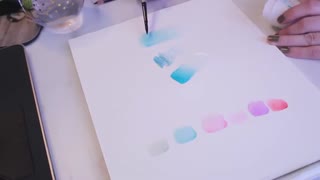 ✅ آموزش استفاده و کار با مدادرنگی آبرنگی