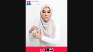 بستن  دخترانه و شیک روسری
