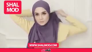 آموزش روش های مختلف بستن شال