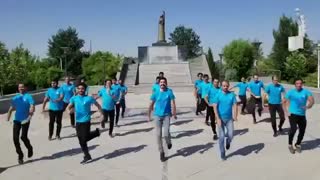 Aylan Dance Group - تمرین رقص آذربایجانی بصورت گروهی در پارک مادران تهران