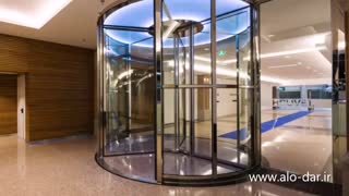 ویدیو از نمونه کارهای درب اتوماتیک شیشه ای تولید شده توسط شرکت اَلودَر