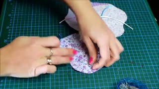 زیر لیوانی پارچه ای